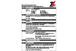 Acetal Homopolymer MSDS Data Sheet (ZL® 900H Series)