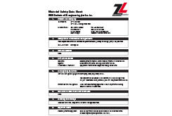 PEEK MSDS Data Sheet (ZL® 1500 Series)