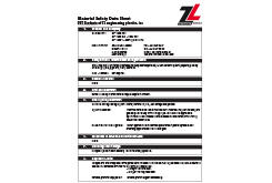PET MSDS Data Sheet (ZL® 1400 Series)